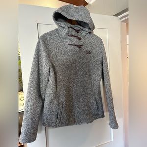 North face hooded sweatshirt.